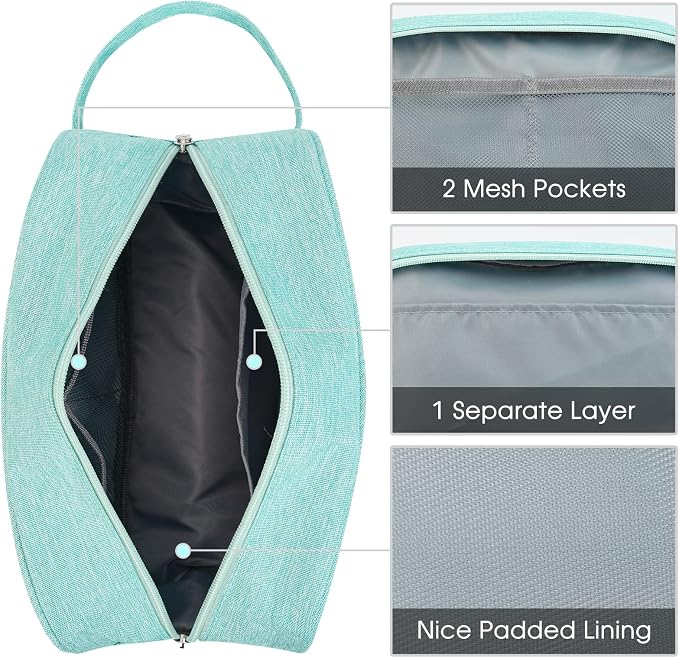 Narwey Travel Toiletry Bag for Women Traveling Dopp Kit Men Travel Bag for - Image 5