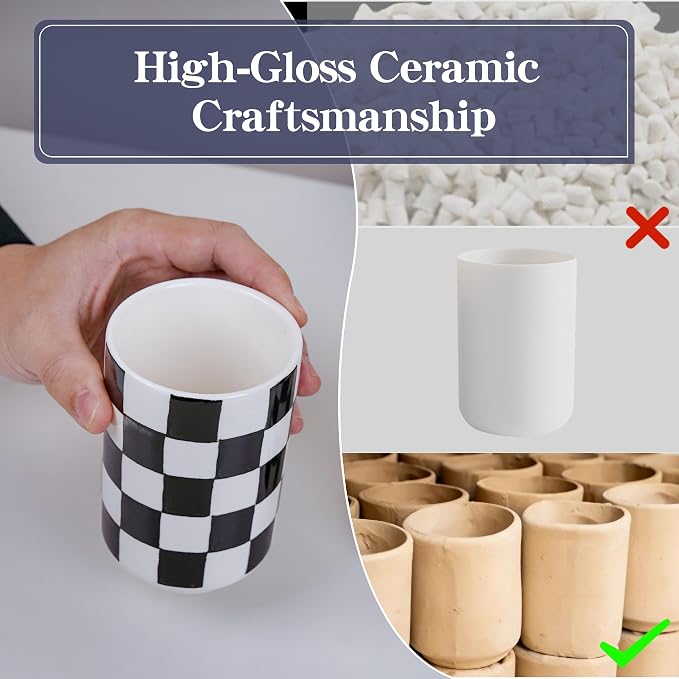 Ceramic Bathroom Soap Dispenser Set, Toothbrush Holder, Soap Dish & Storage Jar - Image 6