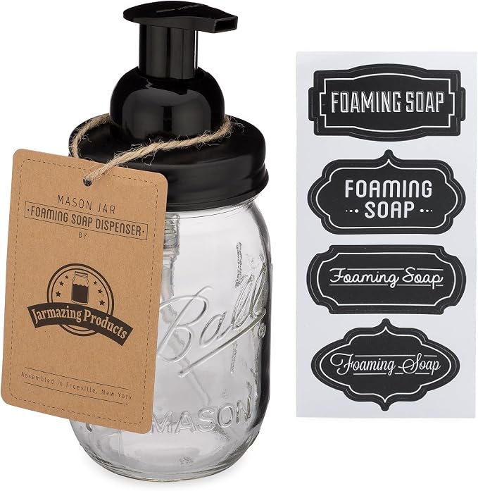 Jarmazing Products Mason Jar Foaming Soap Dispenser by JarmazingProducts
