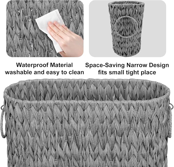 Toilet Paper Storage, Narrow Toilet Paper Basket - Image 6