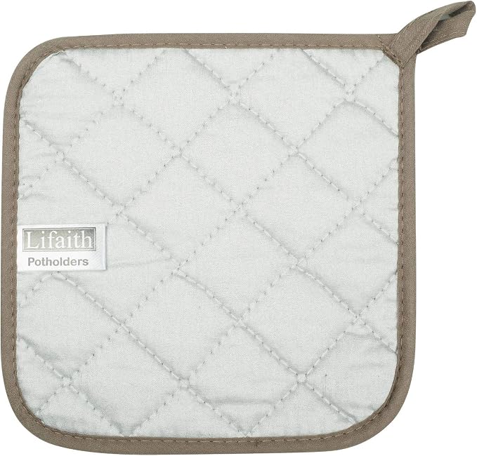 100% Cotton Kitchen Everyday Basic Terry Pot Holder Heat Resistant Coaster - Image 4