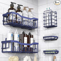 EUDELE 5-Pack Rustproof Stainless Steel Shower Caddy – No Drill Adhesive by EUDELE