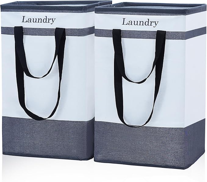 FairyHaus Laundry Basket 78L, Collapsible Laundry Baskets Hampers by FairyHaus