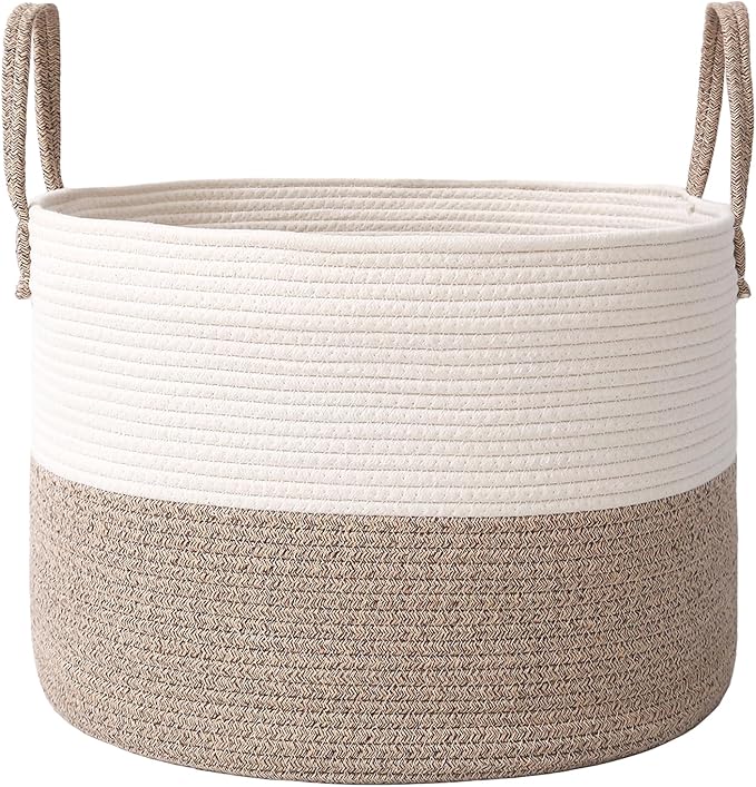 65L Extra Large Blanket Basket for Living Room by JMvicyroam
