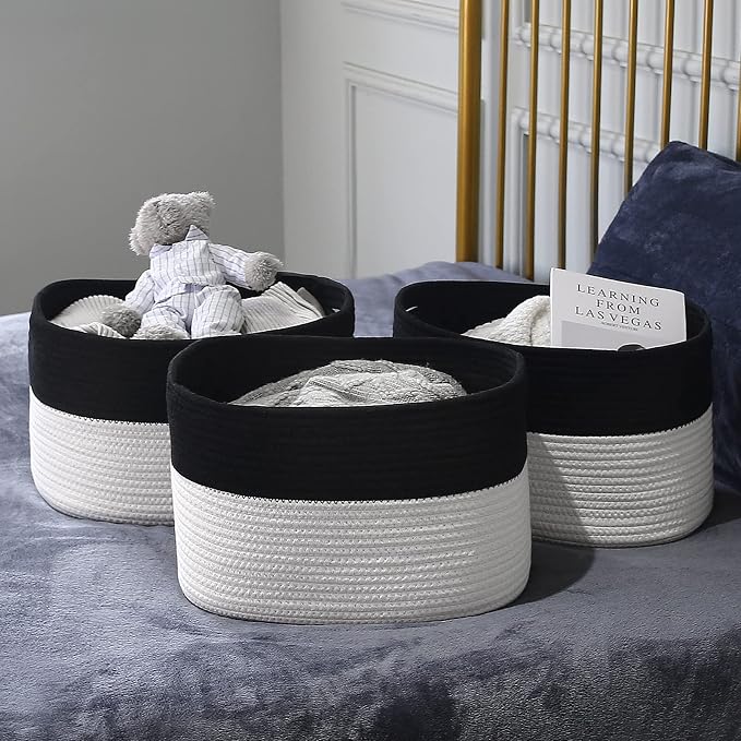 Cotton Rope Storage Basket, Woven Basket - Image 9