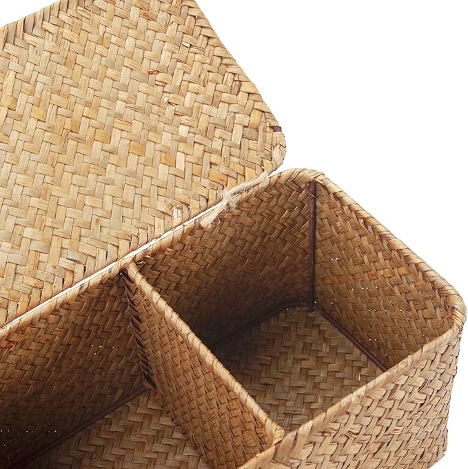 Seagrass Storage Basket for Bathroom - Image 2