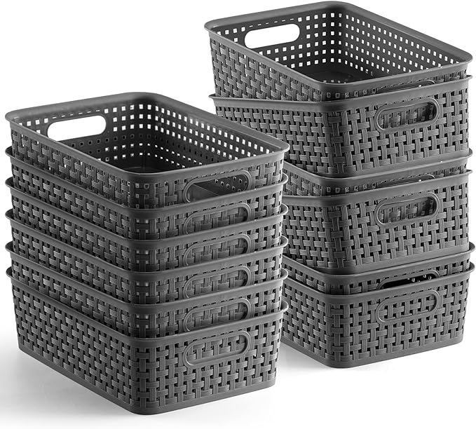 Plastic Storage Baskets by NETANY