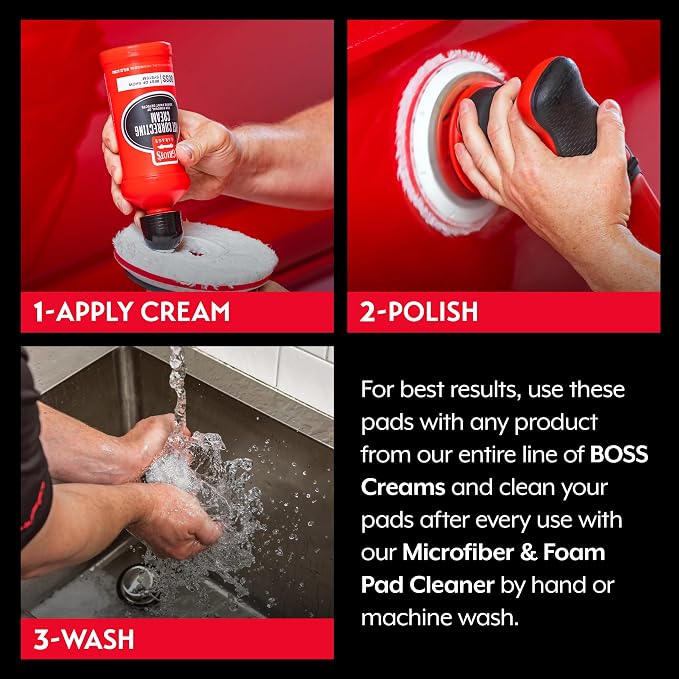 Griot's Garage BOSS 6.5” Microfiber Pads - Image 4