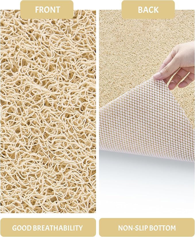 Mecko Loofah Bath Mat for Tub - Image 3