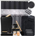 Bathroom Sets with Shower Curtain and Rugs by BetterbathroomwithXLHOME