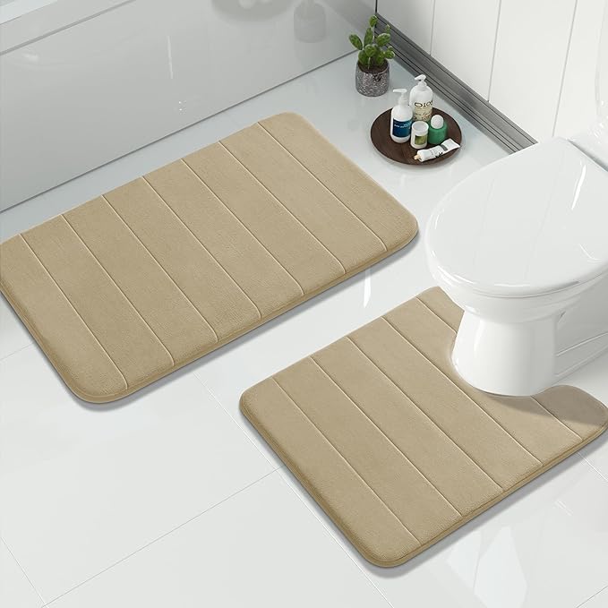 Yimobra Memory Foam Bath Mat Set 2 Piece by Yimobra