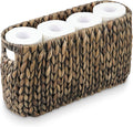 Black Toilet Paper Storage Basket by 84ECO