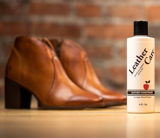 Apple Leather Care Leather Conditioner 8oz Bottle - Image 3