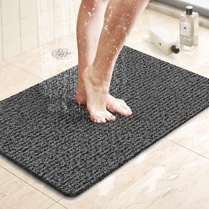 LuxStep Shower Mat Bathtub Mat, 24x16 inch, Non-Slip Bath Mat by LuxStep