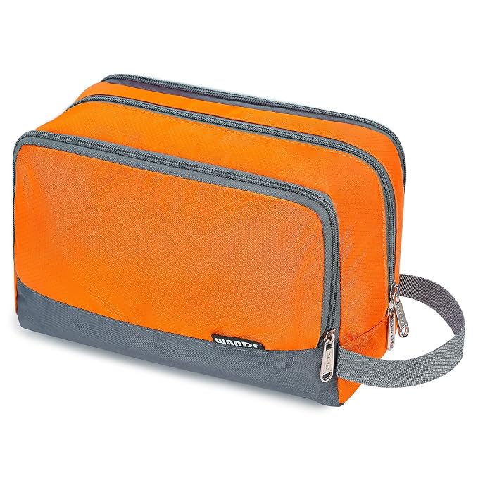 Toiletry Bag for Men/Women Hanging Dopp Kit Water Resistant Shaving Bag Small by WANDF