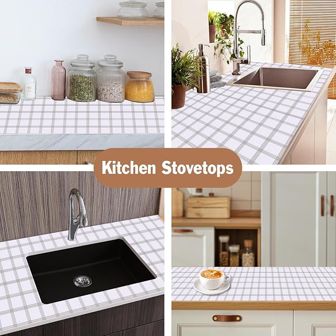 Shelf Liners for Kitchen Cabinets 17in x 20FT, Non Adhesive Drawer Liner White - Image 5