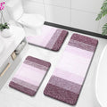 OLANLY Bathroom Rugs Sets 3 Piece, Soft Absorbent Microfiber Bath Mats and by OLANLY