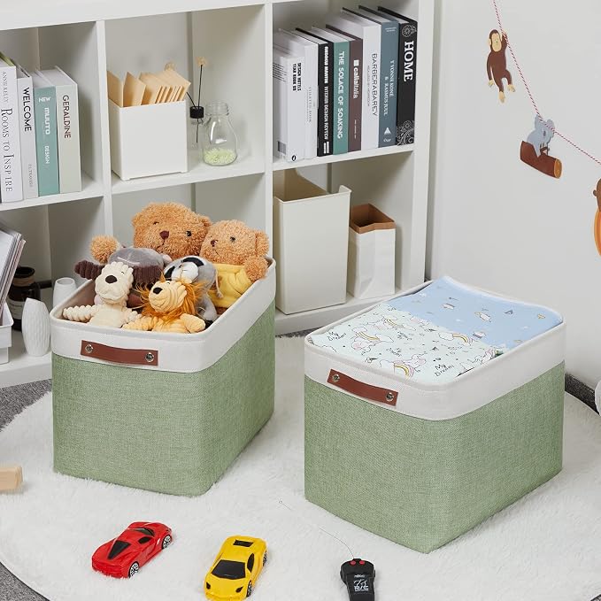 HNZIGE Large Fabric Storage Baskets - Image 4
