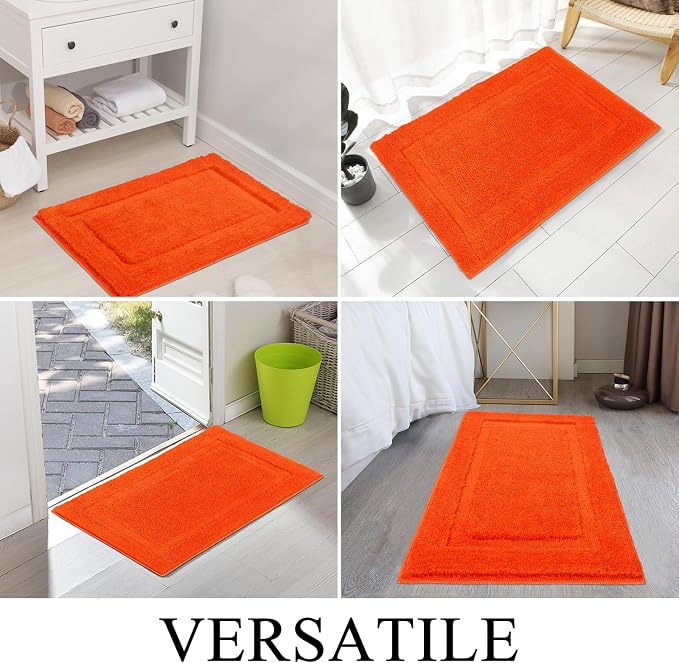 SHACOS Super Soft Bathroom Runner Rugs Set of 2 Pieces 47x20 + 32x20 inch Non - Image 9