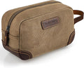 Emissary Men's Leather and Canvas Travel Toiletry Bag, Dopp Kit, Travel by emissary