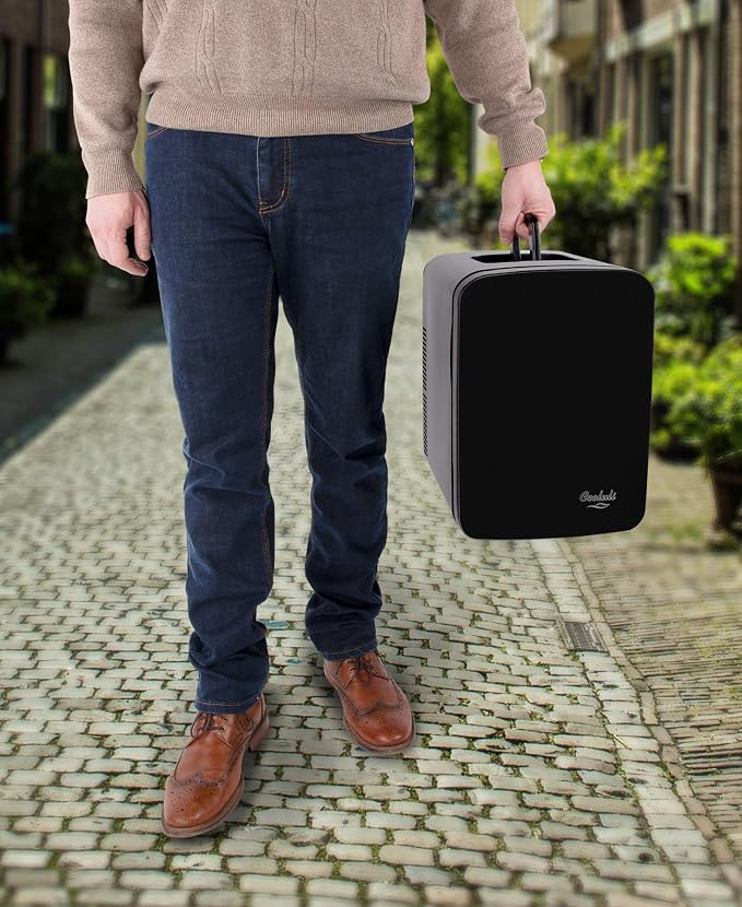 Cooluli 15L Mini Fridge with Magnetic Blackboard - Image 4