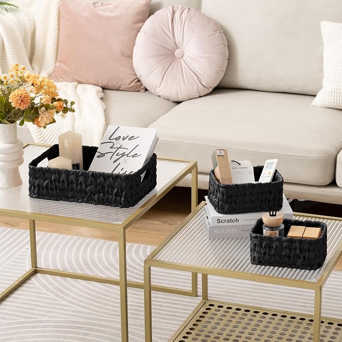 GRANNY SAYS Wicker Baskets for Organizing, Wicker Storage Basket for Shelf - Image 9