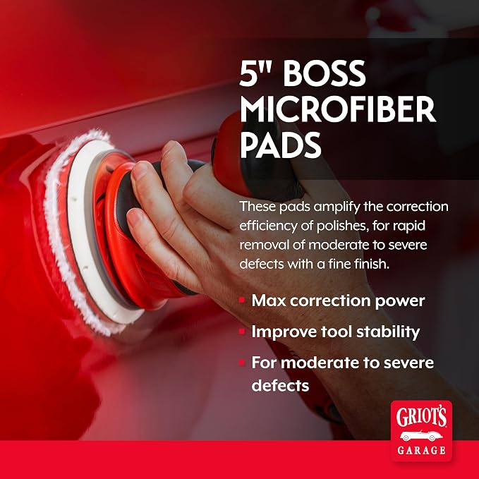 Griot's Garage BOSS 5.5” Microfiber Pads - Image 2