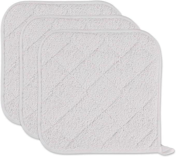 DII Basic Terry Collection Quilted 100% Cotton, 3 Piece by DII