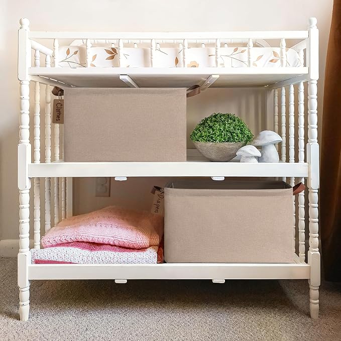 CHICVITA Storage Baskets for Shelves, Extra Large Closet Organizer Bins - Image 2