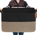 Goodpick Woven Storage Baskets for Organizing 22”x17”x12” Large Blanket Basket by Goodpick
