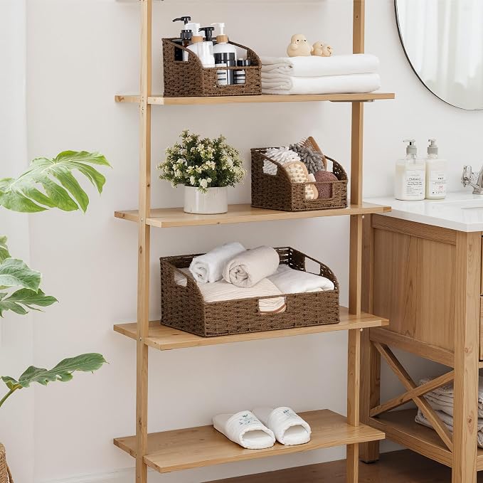 StorageWorks Paper Rope Pantry Storage Baskets, Wicker Baskets - Image 7