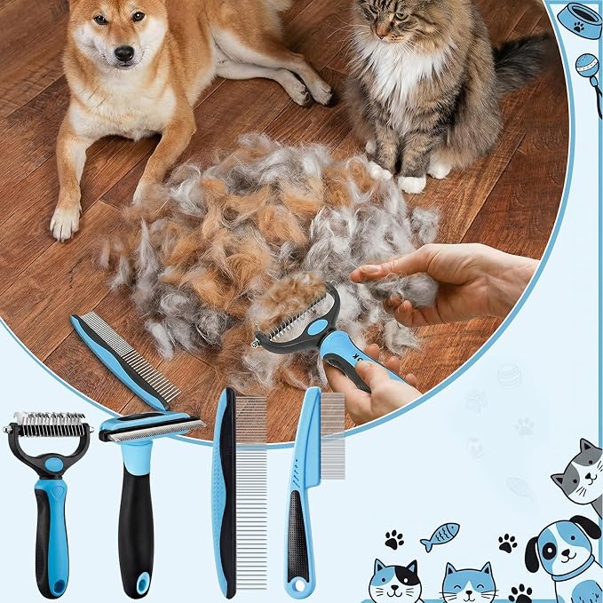 Patelai 4 Pieces Dematting Comb - Image 5