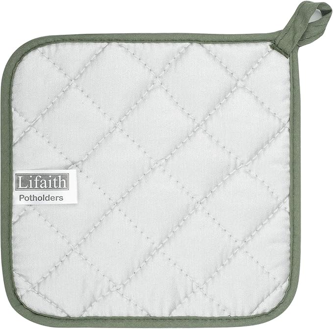 100% Cotton Kitchen Everyday Basic Terry Pot Holder Heat Resistant Coaster - Image 4