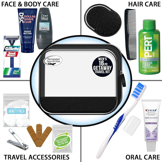 Convenience Kits International Men’s Super Deluxe, 16-Piece Kit - Image 3