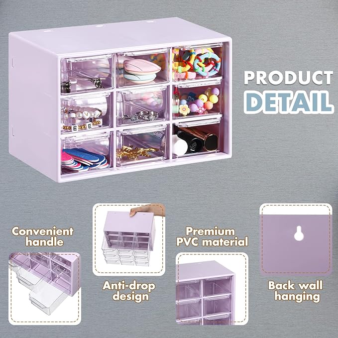 Amyhill 6 Pcs Mini Drawer Organizer Small Organizer - Image 3