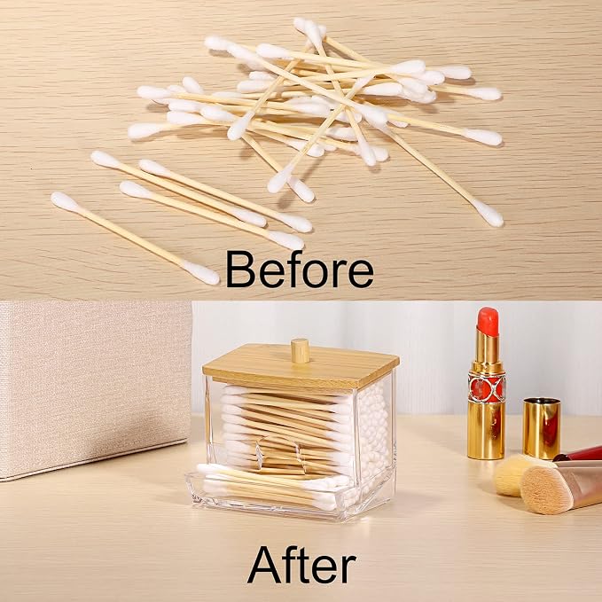Hipiwe Acrylic Q-Tip Holder - Image 8