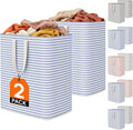 Lifewit 2 Pack Laundry Basket 100L Each, Collapsible Clothes Hamper by Lifewit
