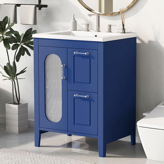 Harper & Bright Designs 24" Bathroom Vanity by HarperBrightDesigns