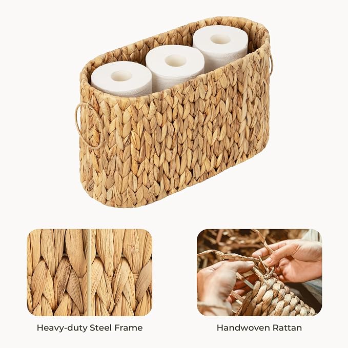 StorageWorks Toilet Paper Storage, Toilet Paper Storage Holder - Image 3