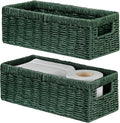 Vagusicc Wicker Storage Basket, Paper Rope Wicker Baskets by Vagusicc