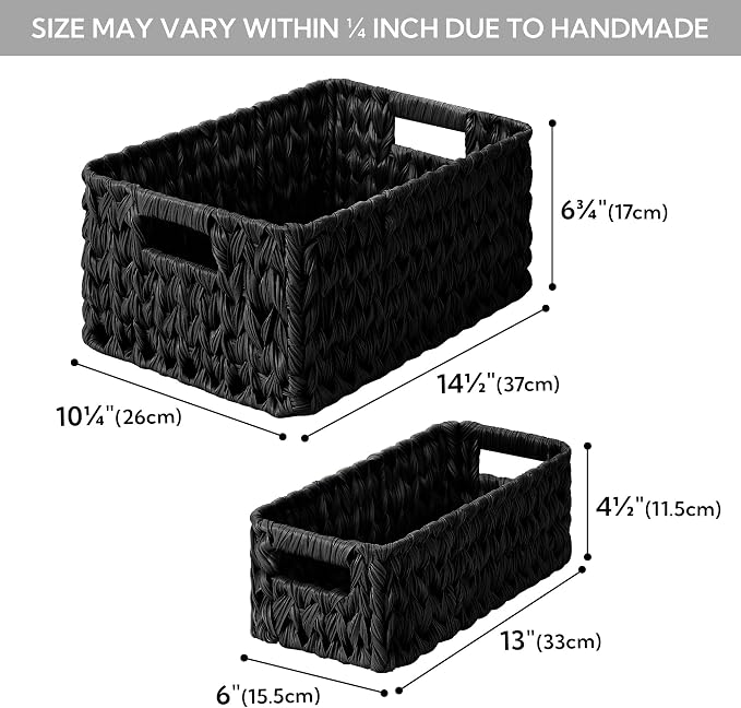 GRANNY SAYS Wicker Baskets for Storage, Wicker Storage Basket for Organizing - Image 2