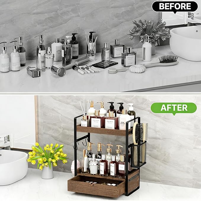 2-Tier Bathroom Counter Organizer - Image 7
