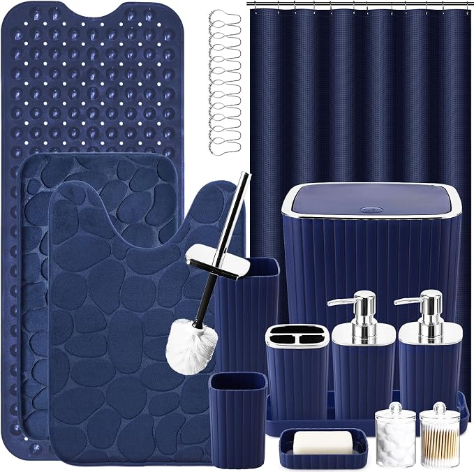 26PC Bathroom Accessories Set by BetterbathroomwithXLHOME