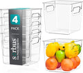 Sorbus Small Clear Plastic Storage Bins by Sorbus