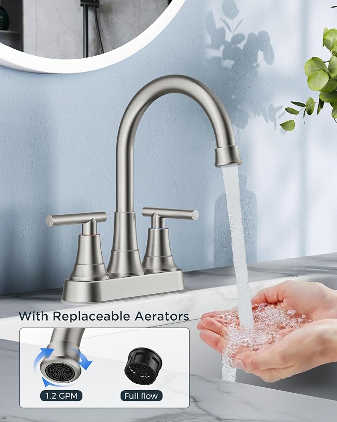 FORIOUS Centerset Bathroom Faucets - Image 2