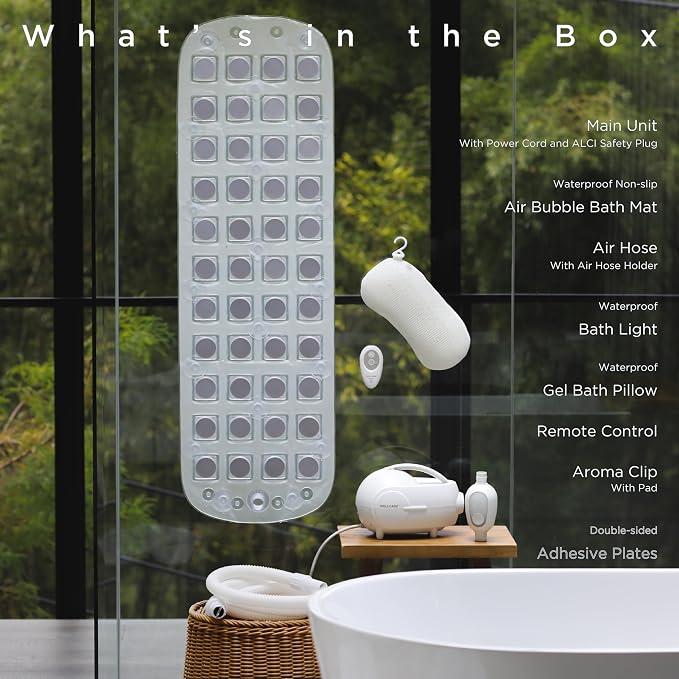 Wellcare Comfort Air Bubble Bath Spa Mat - Image 2