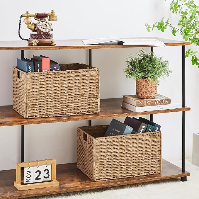 Vagusicc Wicker Storage Basket, Small Storage Baskets - Image 3