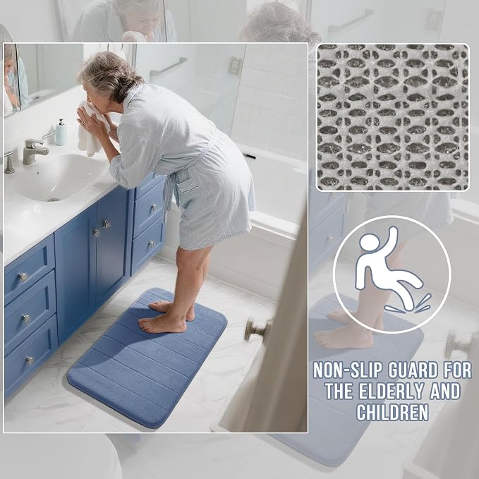 Yimobra Memory Foam Bathroom Rugs Sets 2 Piece - Image 5