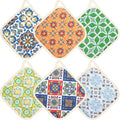 6 Pack Pot Holders 100% Cotton Heat Resistant Potholder, Machine Washable Pot by Unknown