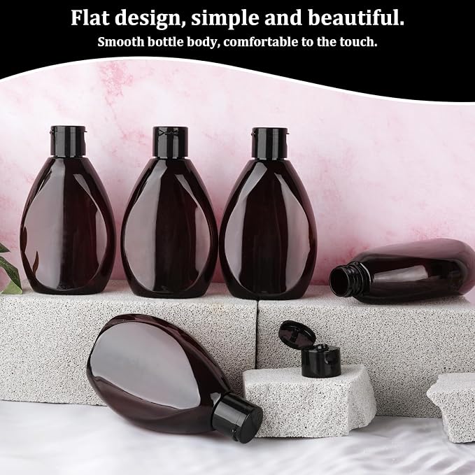 Plastic Squeeze Bottles with Flip Cap 6.9oz 5 Pack Leak Proof Shampoo and - Image 5